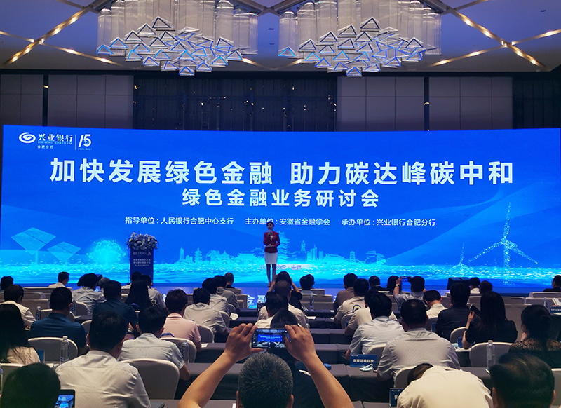 AG庄闲官网科技董事长徐辉先生出席“加快发展绿色金融，助力碳达峰碳中和”研讨会