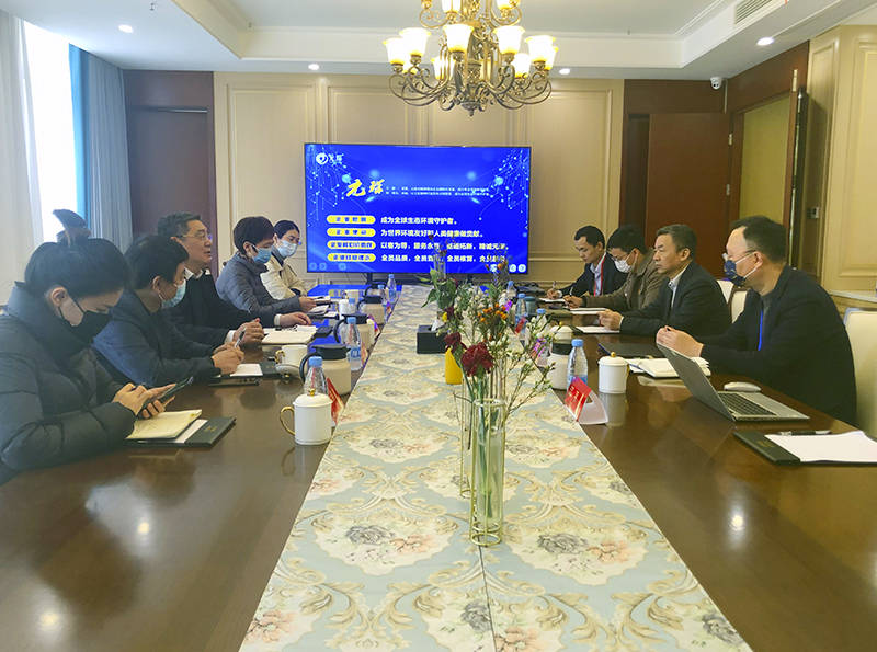  安徽省纺织行业协会到AG庄闲官网科技调研走访 